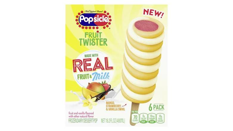 Order Popsicle Ice Pops Mango Strawberry Vanilla food online from Red Roof Market store, Lafollette on bringmethat.com