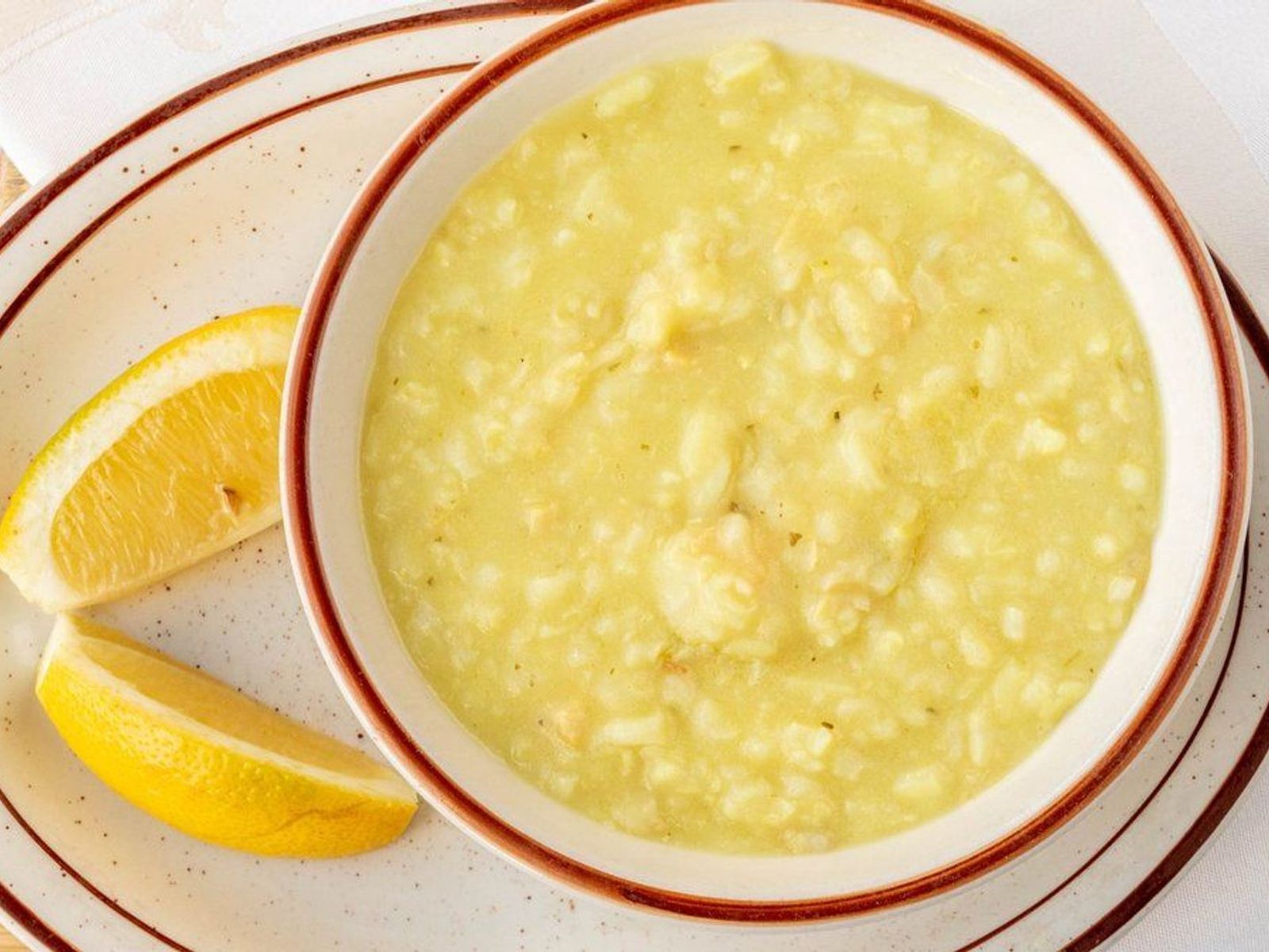 Order Lemon Rice Soup food online from Leo Coney Island store, Roseville on bringmethat.com