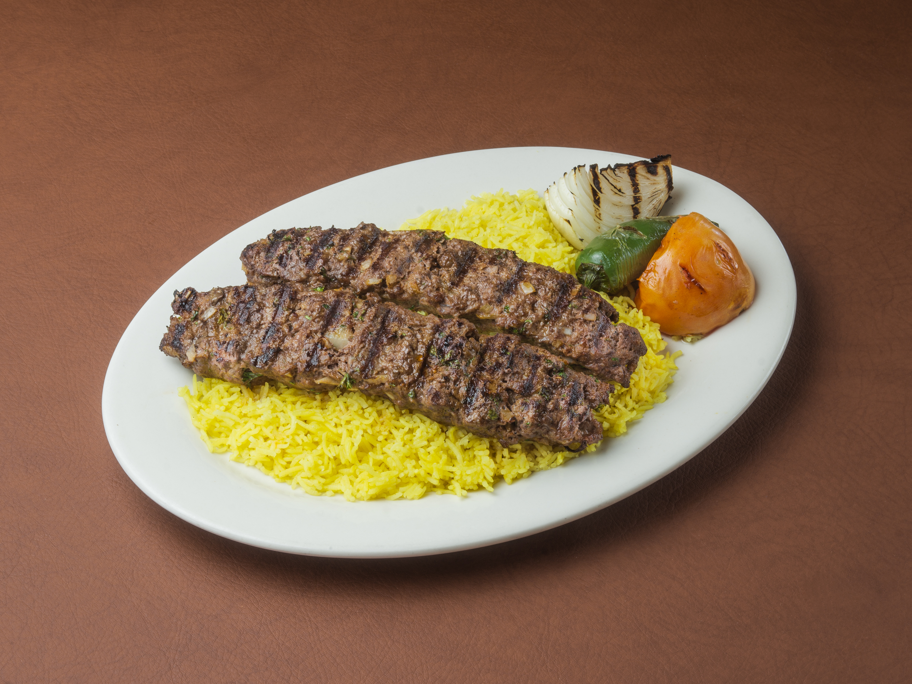 Order Beef Kabob Plate food online from Stacatto's store, Houston on bringmethat.com