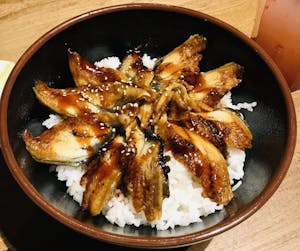 Order D.Unagi Don (Eel) food online from Sake House store, Beaver Dam on bringmethat.com