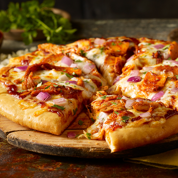 Order Sweet Barbecue-Glazed Chicken Pizza food online from Studio Movie Grill store, Dallas on bringmethat.com