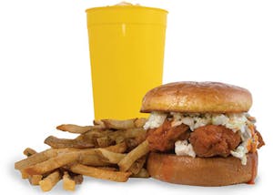 Order Buffalo Chicken Sandwich Combo food online from Wing Boss store, Rock Springs on bringmethat.com