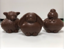 Order Chubby Animals Milk Chocolate food online from Jon L. Stopay Candies store, Wilkes-Barre on bringmethat.com
