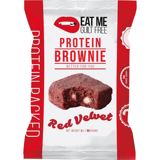 Order Eat Me Guilt Free Red Velvet Brownie Bar  (2 OZ) 140787 food online from Bevmo! store, Albany on bringmethat.com