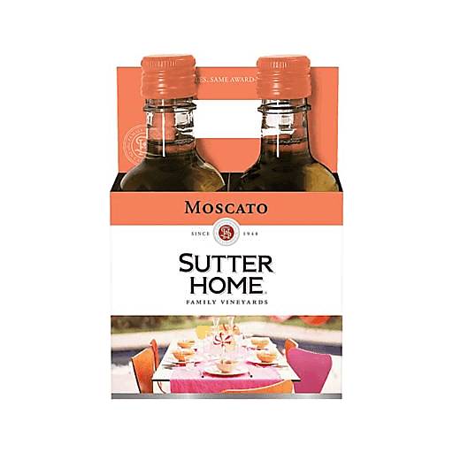 Order Sutter Home Moscato (4PK 187 ML) 91645 food online from Bevmo! store, Torrance on bringmethat.com