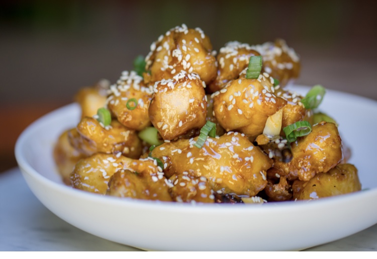 Order Sesame Glazed Chicken food online from Mandarin Roots store, Palo Alto on bringmethat.com