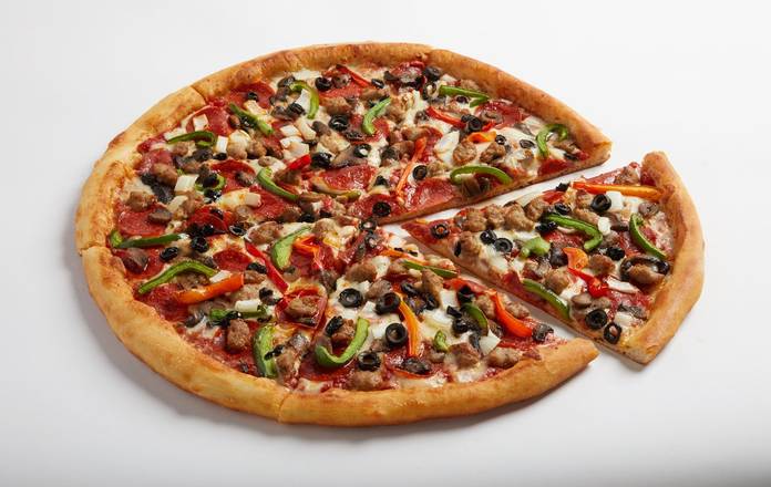 Order Supremo Whole Pizza food online from Sbarro Coral Ridge 5288 store, Johnson County on bringmethat.com
