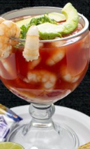 Order 38.  Shrimp Cocktail food online from El Huarache store, Bermuda Dunes on bringmethat.com