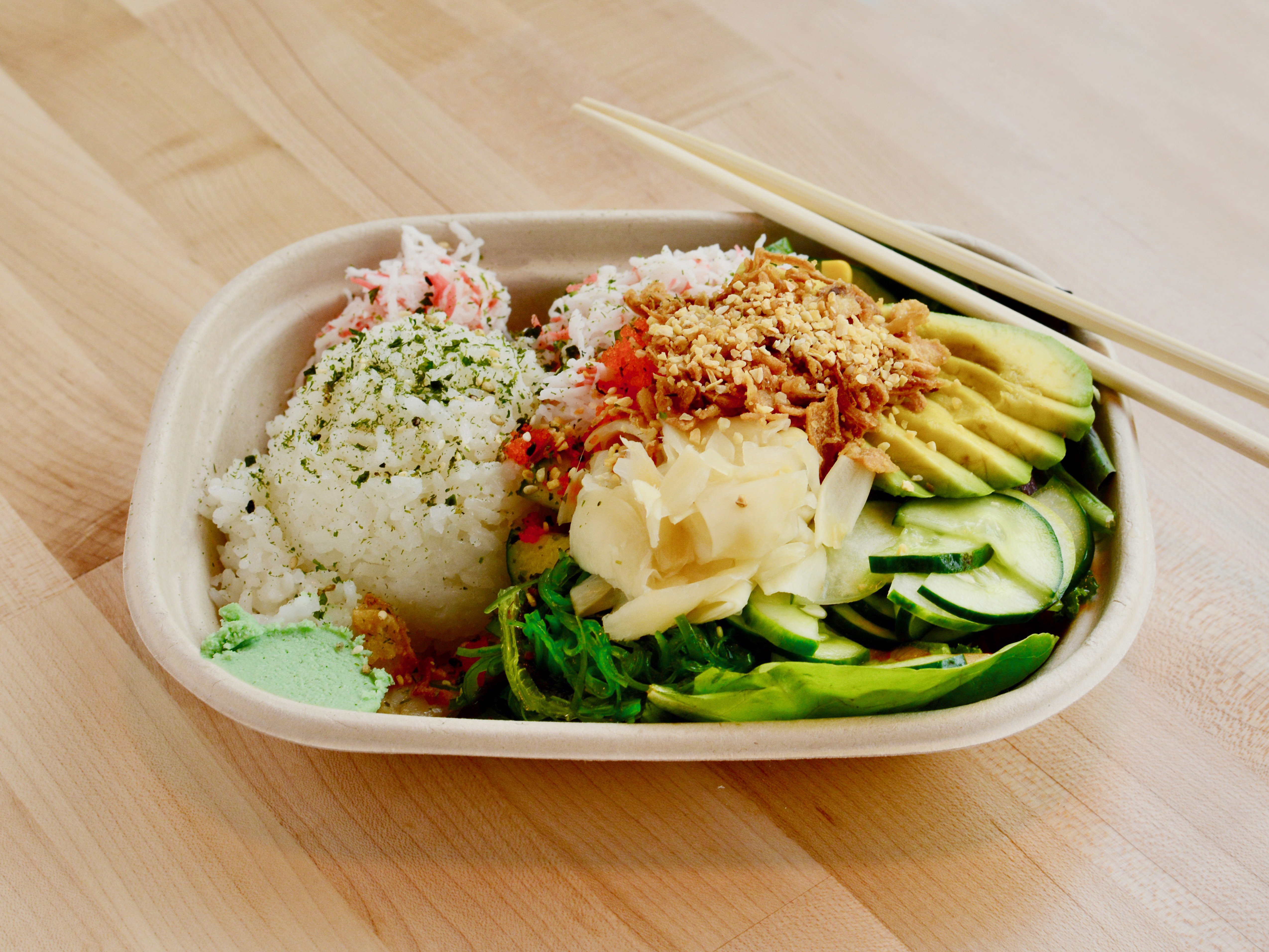 Order Build Your Own Small Poke Bowl food online from Poke Bar store, Torrance on bringmethat.com