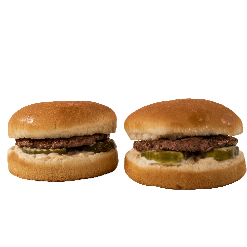 Order 12. Two Classic Burgers food online from Frosty King store, Modesto on bringmethat.com