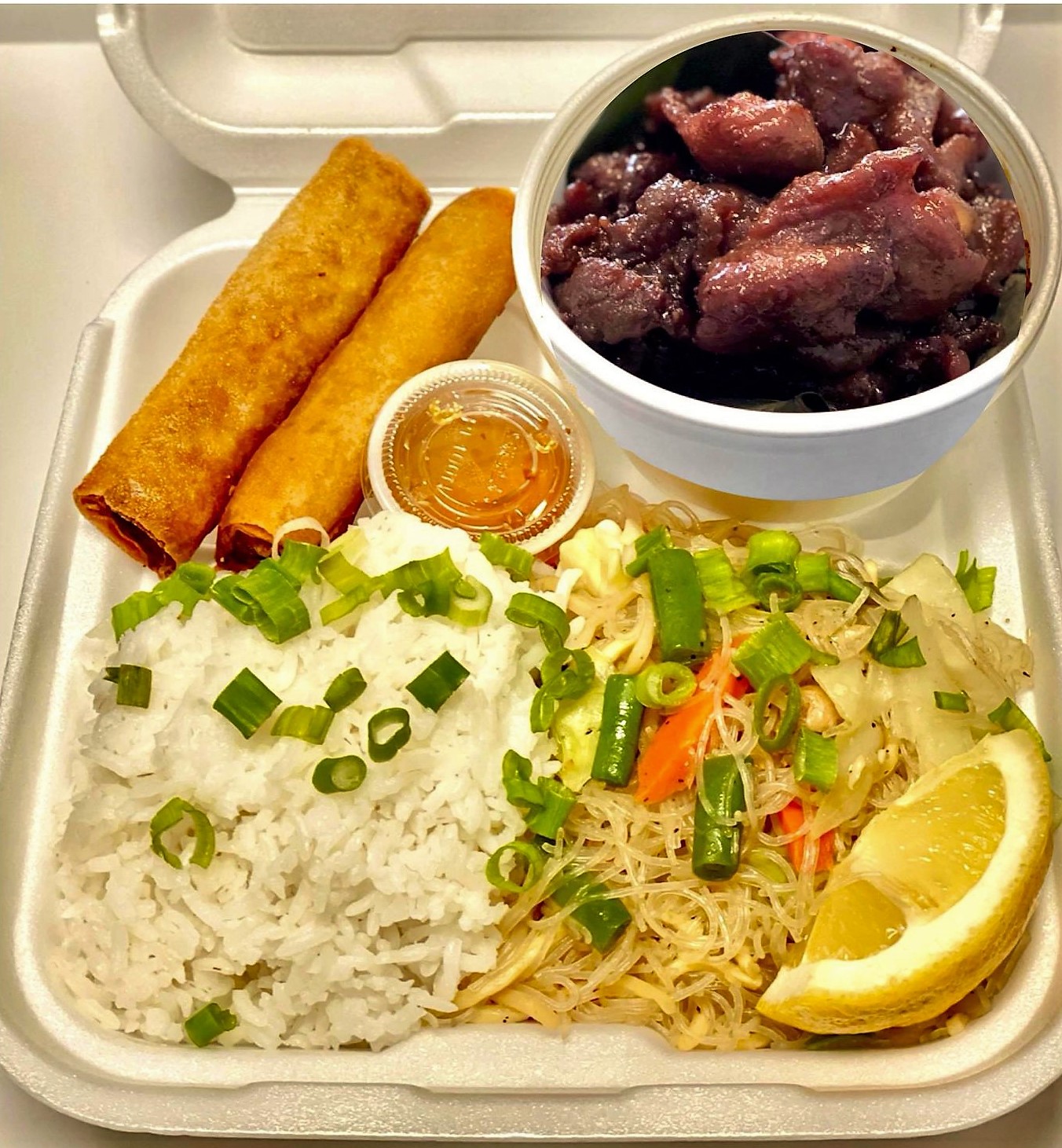Order Pork Tocino Plate  food online from Halo-Halo Filipino Food store, El Paso on bringmethat.com