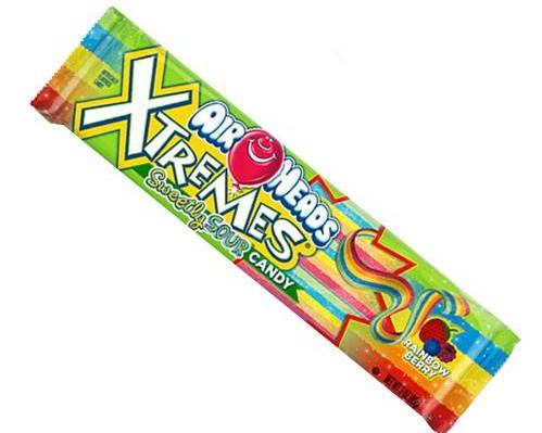 Order AirHeads Xtremes Sour Belts (2 oz) food online from Shell store, Gaithersburg on bringmethat.com
