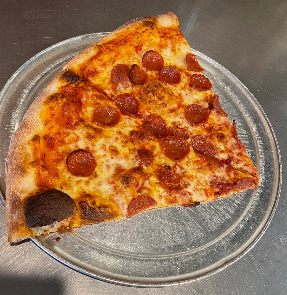 Order Pepperoni Pizza Slice - Slice food online from Brooklyn Pizza & Pasta store, Cincinnati on bringmethat.com
