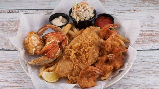 Order Captain's Plate food online from Joe's Crab Shack store, Bossier City on bringmethat.com