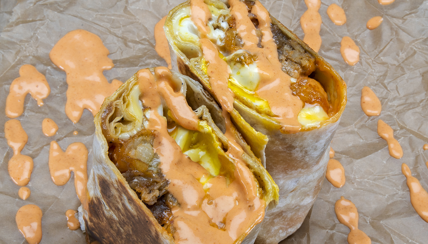 Order SAUSAGE BURRITO food online from Dog Haus store, Bethesda on bringmethat.com
