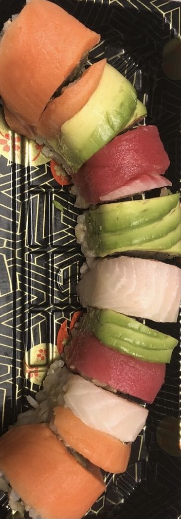 Order 8 Piece Rainbow Roll food online from A Plus Sushi store, Malvern on bringmethat.com