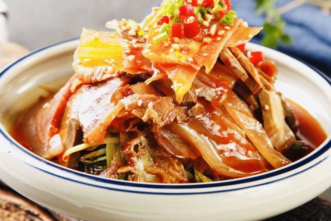 Order Spicy Beef and Organs 夫妻肺片 food online from Beijing Noodle House 同顺面馆 store, Lake Forest on bringmethat.com