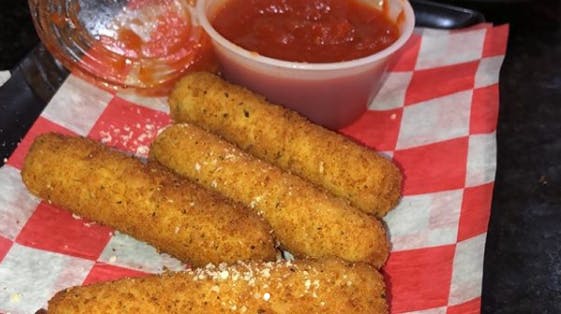 Order Mozzarella Sticks - 8 Pieces food online from Johnny Longhots store, Evesham Township on bringmethat.com