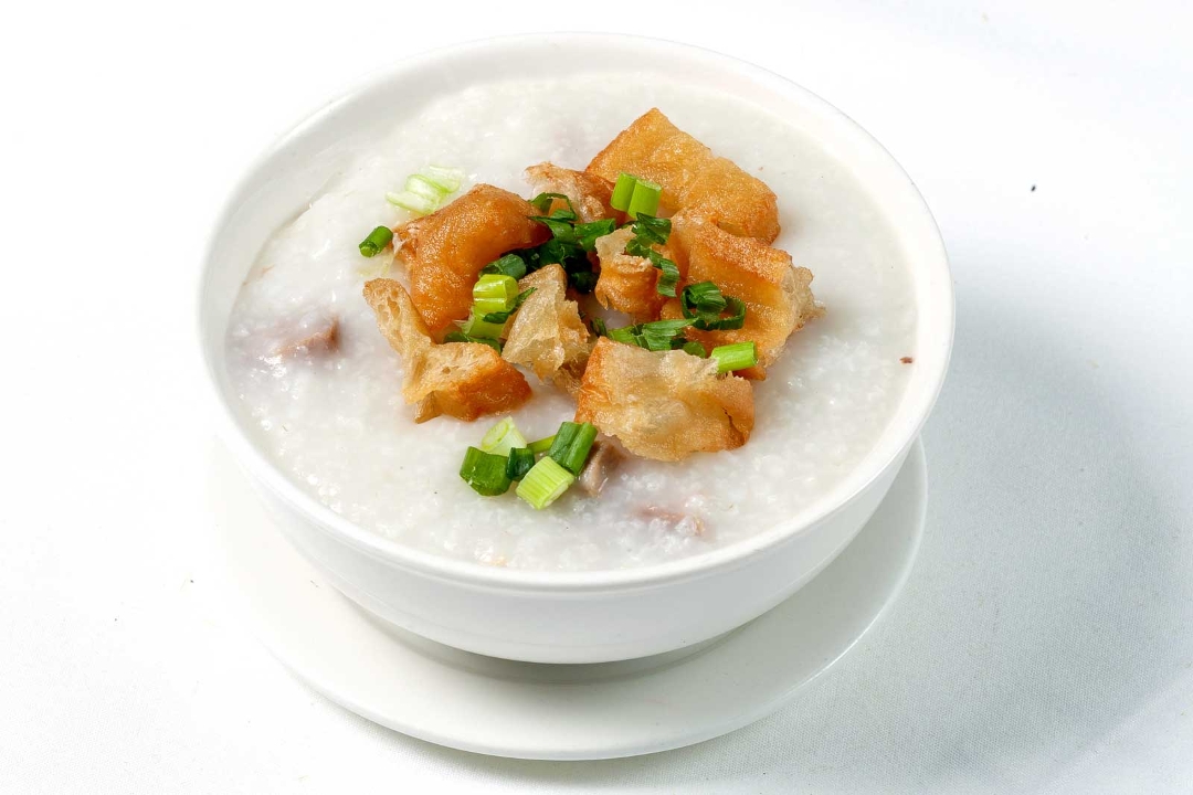 Order Preserved Egg & Pork Congee 皮蛋瘦肉粥(小) food online from Furama restaurant store, Chicago on bringmethat.com