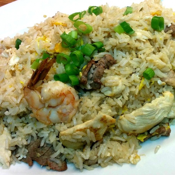 Order 5. Combo Fried Rice food online from Little Thai Cafe store, Houston on bringmethat.com