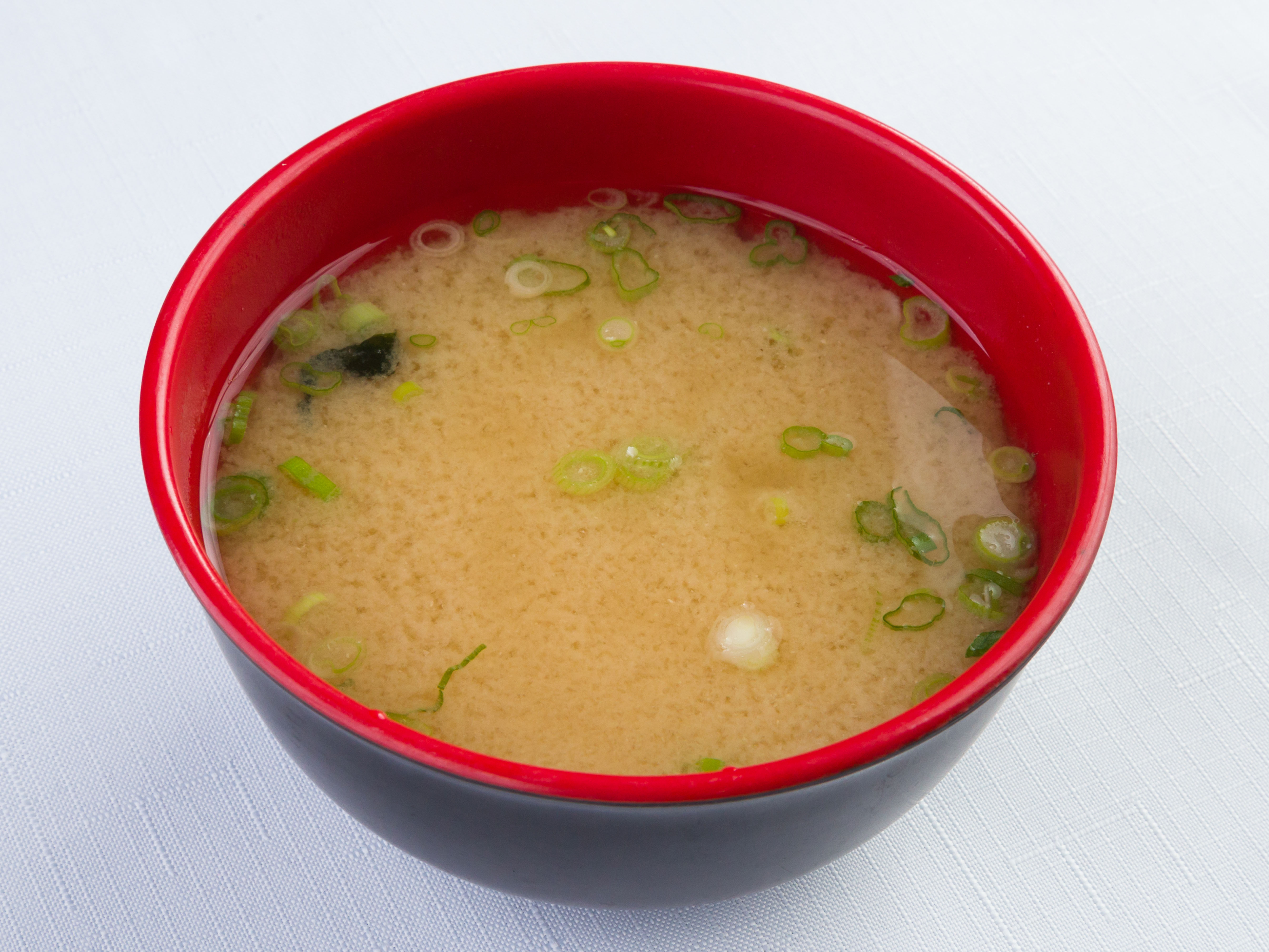 Order Miso Soup food online from Miyabi Sushi Japanese Restaurant store, Houston on bringmethat.com