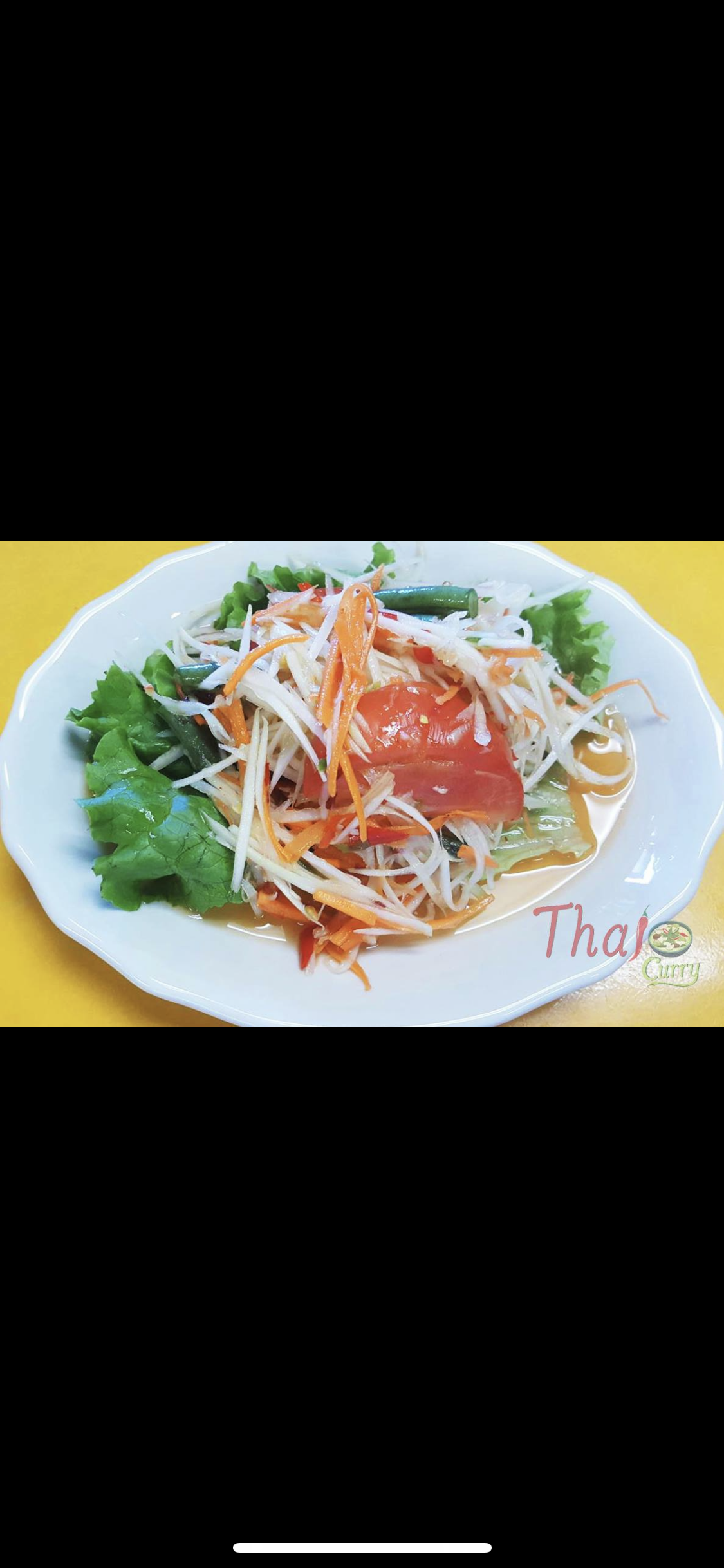 Order Papaya Salad food online from Thai Curry Cuisine store, Denver on bringmethat.com
