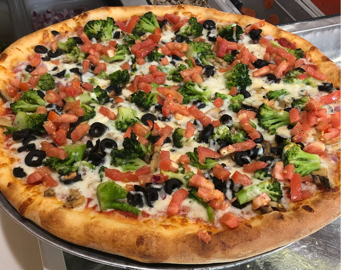 Order Vegetable Pizza food online from Roman Delight Pizza store, Baltimore on bringmethat.com