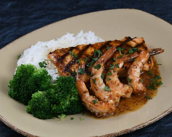 Order Aloha Salmon & Shrimp food online from Rainforest Cafe store, Nashville on bringmethat.com