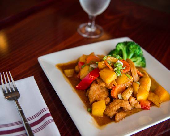 Order Mango Chicken food online from Spice I Am store, Alameda on bringmethat.com