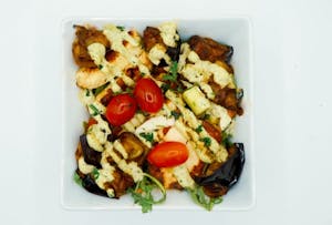 Order Grilled Haloumi Cheese Plate. food online from Falafel Boy store, San Francisco on bringmethat.com