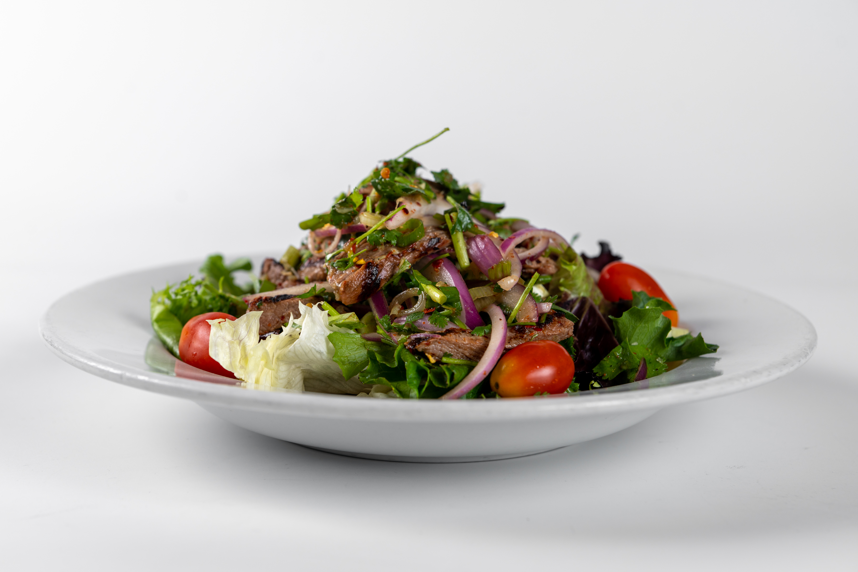 Order Thai BBQ Beef Salad food online from Natalee Thai store, Los Angeles on bringmethat.com