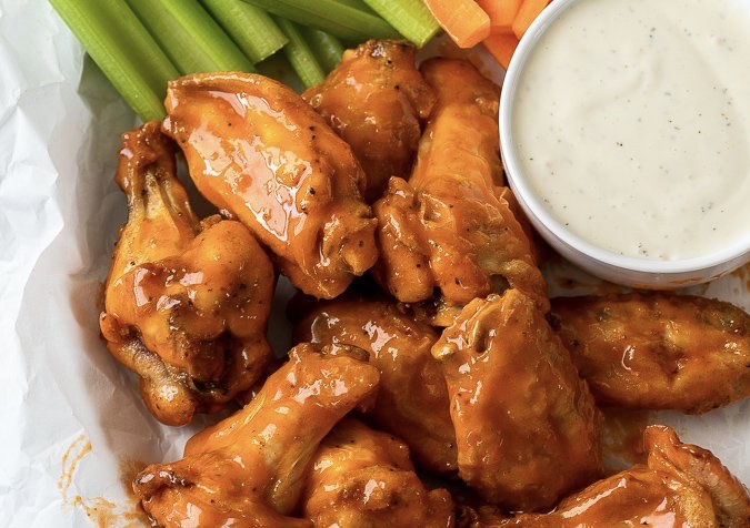 Order 12 Buffalo Style Wings food online from The Dugout store, Ossining on bringmethat.com