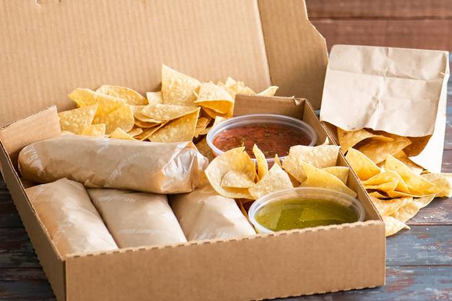 Order Burrito Box food online from Sharkys Woodfired Grill Mexican store, Newbury Park on bringmethat.com