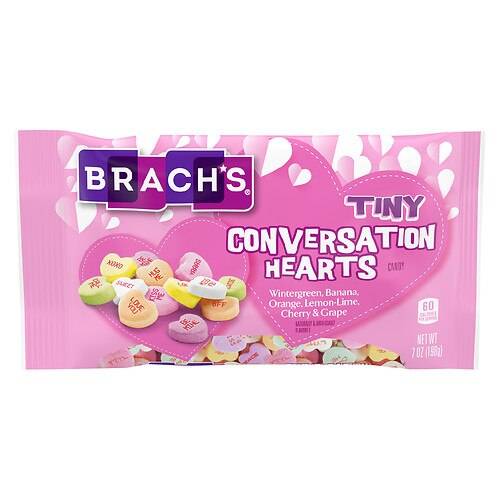Order Brach's Tiny Conversation Hearts Valentine Candy - 7.0 oz food online from Walgreens store, Daly City on bringmethat.com