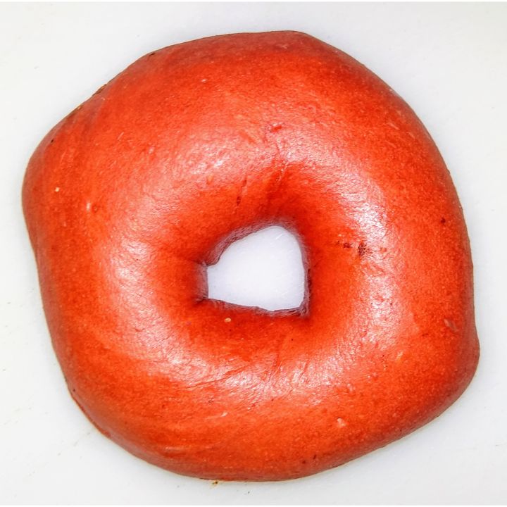 Order Strawberry Bagel food online from Bagelicious Café store, Ventura on bringmethat.com