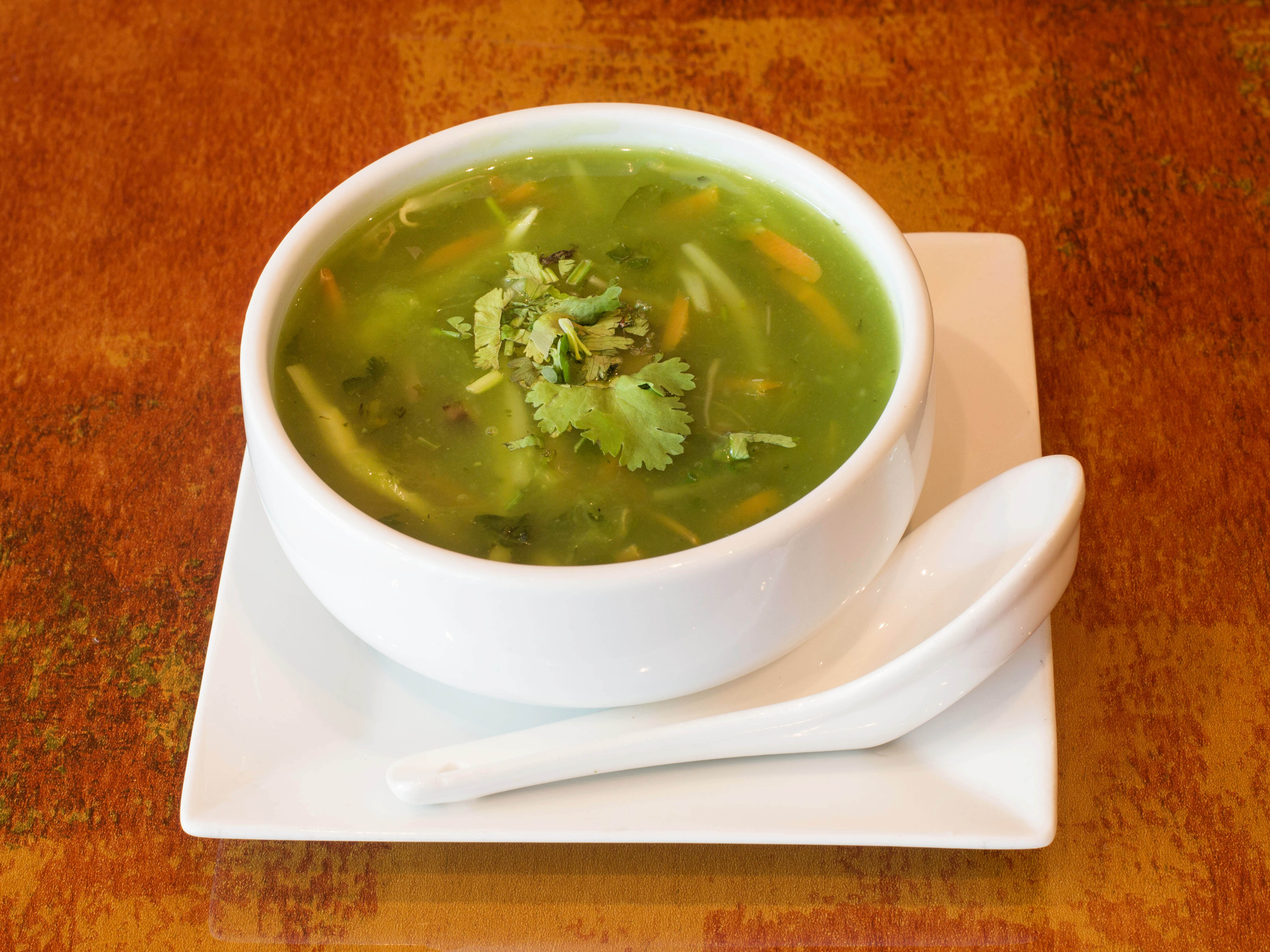 Order Lemon Coriander Soup food online from Spice Route store, Parsippany on bringmethat.com