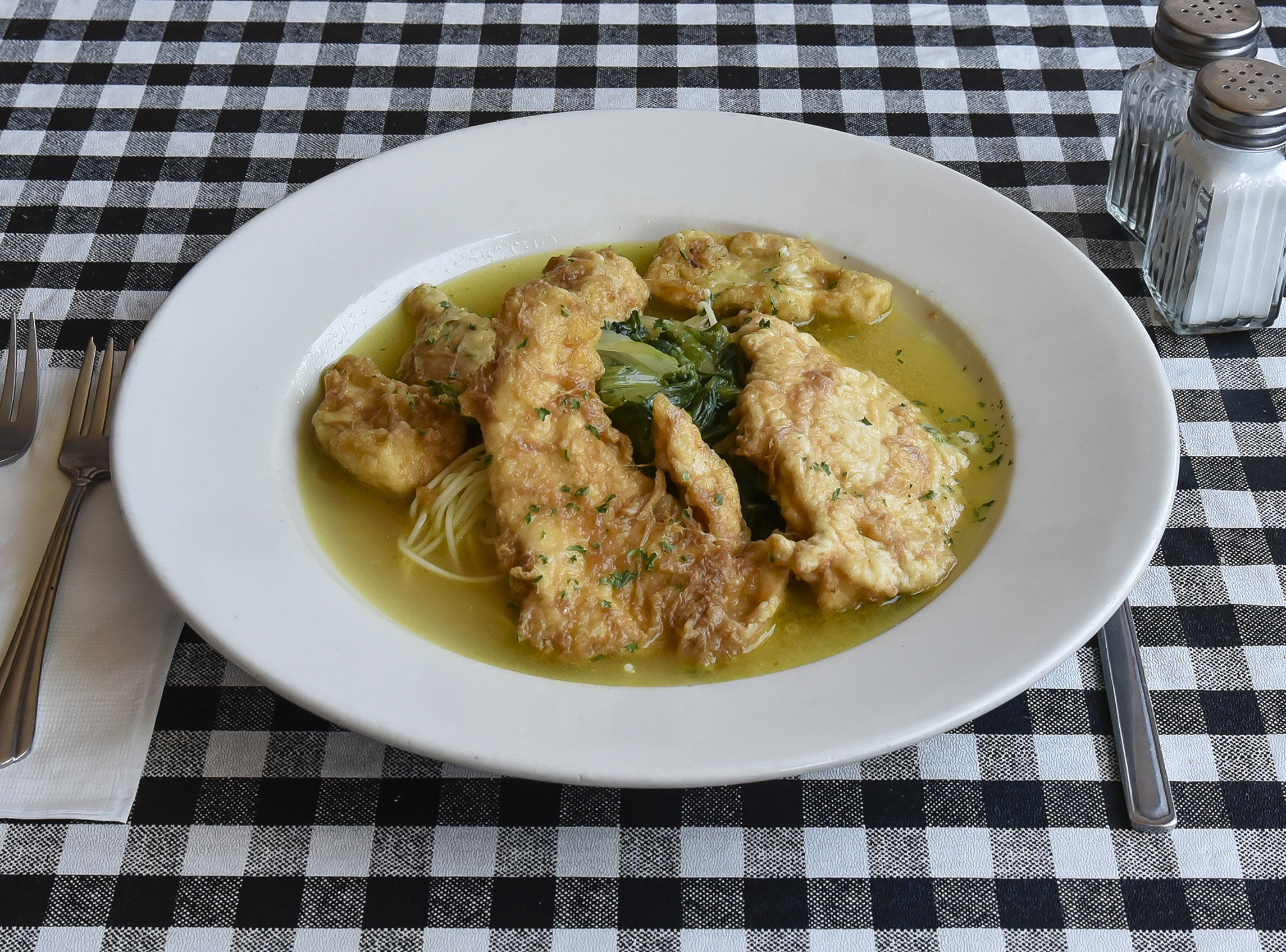 Order Chicken French and Artichoke Hearts Combo food online from Rosey Italian Cafe store, Penfield on bringmethat.com