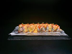 Order B5. Baked Salmon Roll food online from Bengee Sushi store, Ontario on bringmethat.com