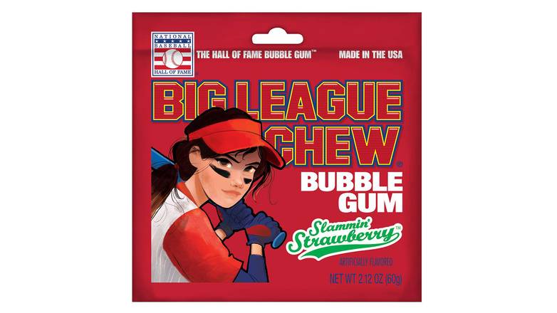 Order Big League Chew Strawberry Tray food online from Red Roof Market store, Lafollette on bringmethat.com