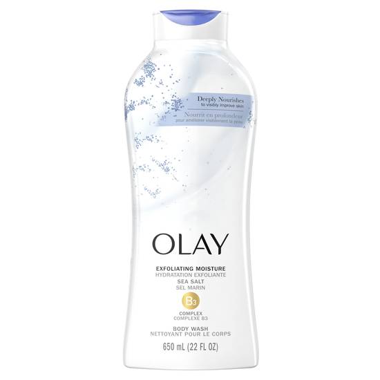 Order Olay Exfoliating Body Wash with Sea Salts, 22 OZ food online from Cvs store, ONTARIO on bringmethat.com