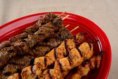 Order Side of Chicken Breast Kabob - One Skewer food online from Greek Fiesta store, Cary on bringmethat.com