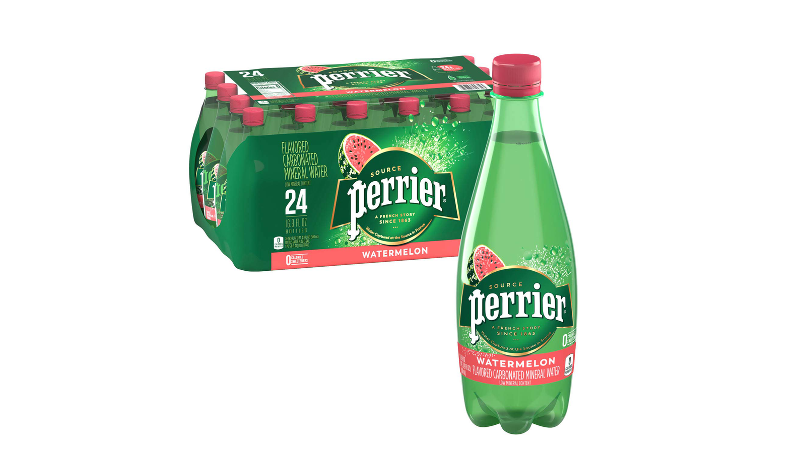 Order Perrier Carbonated Mineral Water food online from Lula Convenience Store store, Evesham on bringmethat.com