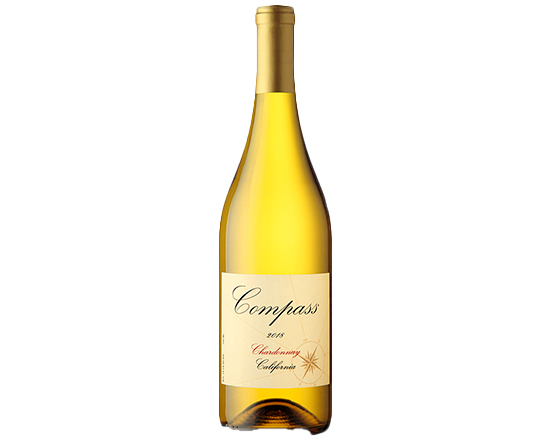 Order Compass Chardonnay 2018 'California' food online from Dreyer Wine store, Woodside on bringmethat.com