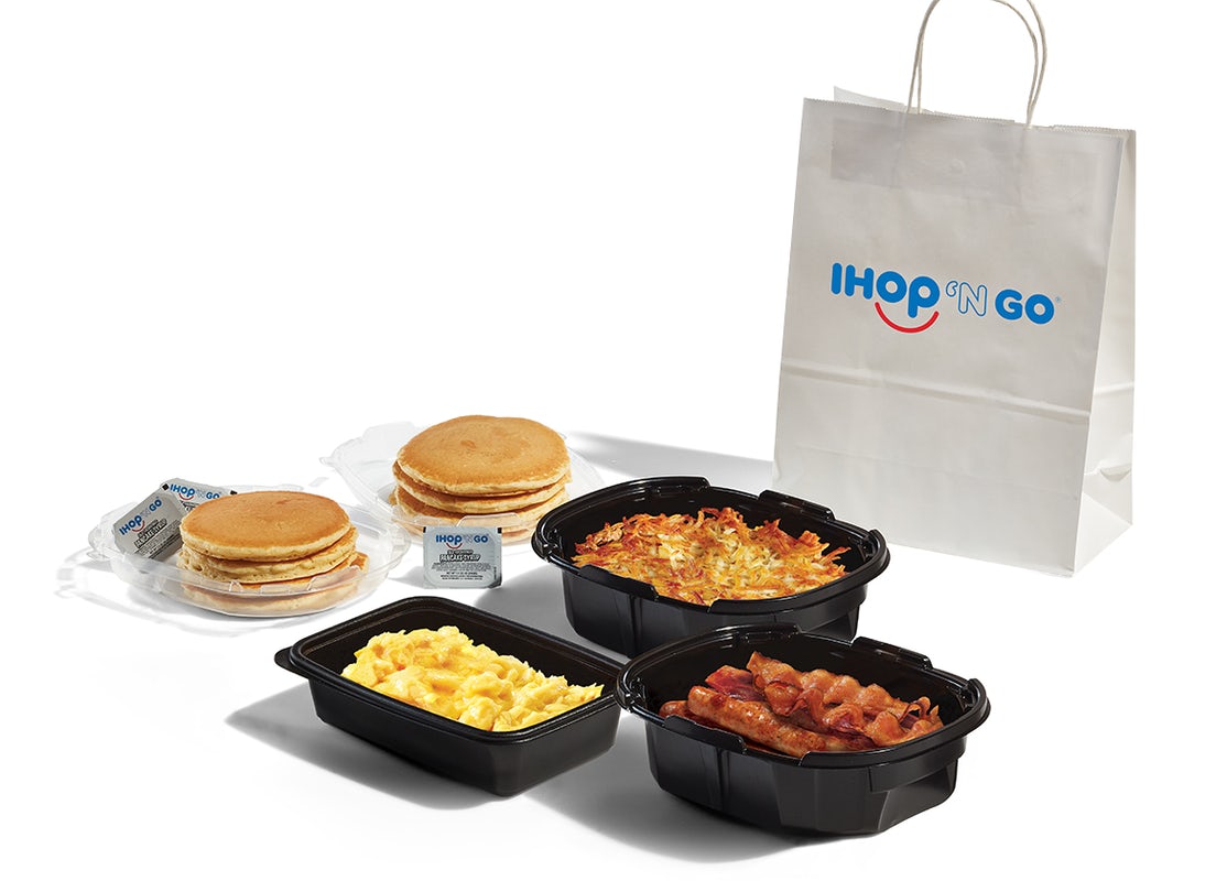Order Breakfast Family Feast with Pancakes food online from Ihop store, Cincinnati on bringmethat.com