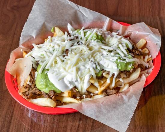 Order Carne Asada Fries food online from Lourdes Mexican Food store, Cardiff on bringmethat.com