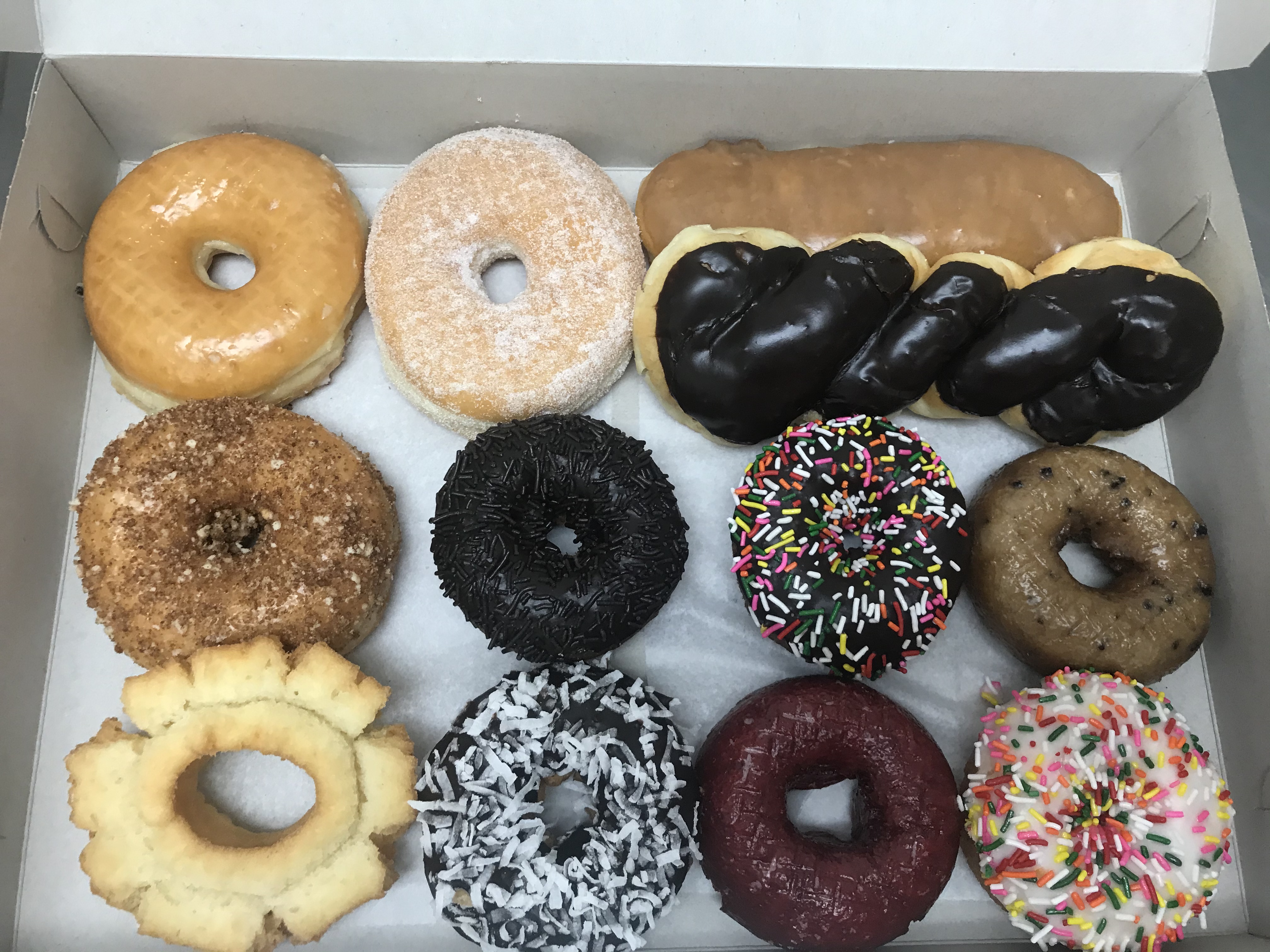 Order 1 Dozen Donuts Mixed food online from Michael Donuts store, Hungtington Beach on bringmethat.com