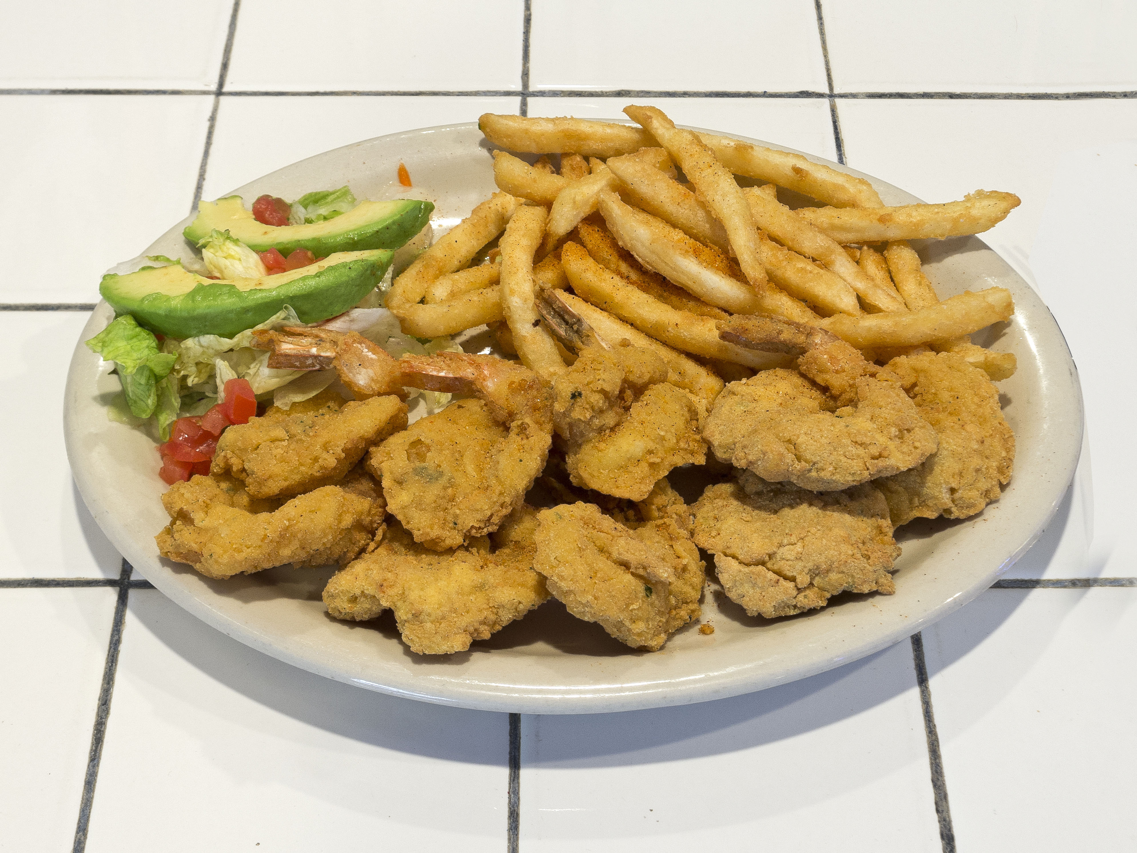 Order 2. Shrimp Platter food online from Agua Azul Restaurant store, Irving on bringmethat.com
