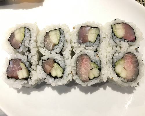 Order Yellowtail Roll food online from Sushi Factory store, Azusa on bringmethat.com