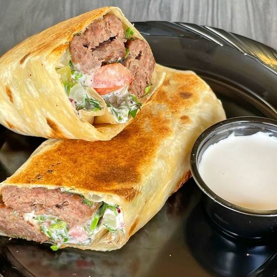 Order 3. Wagyu Kabob Wrap food online from Waygu Shawarma Grill store, El Cajon on bringmethat.com
