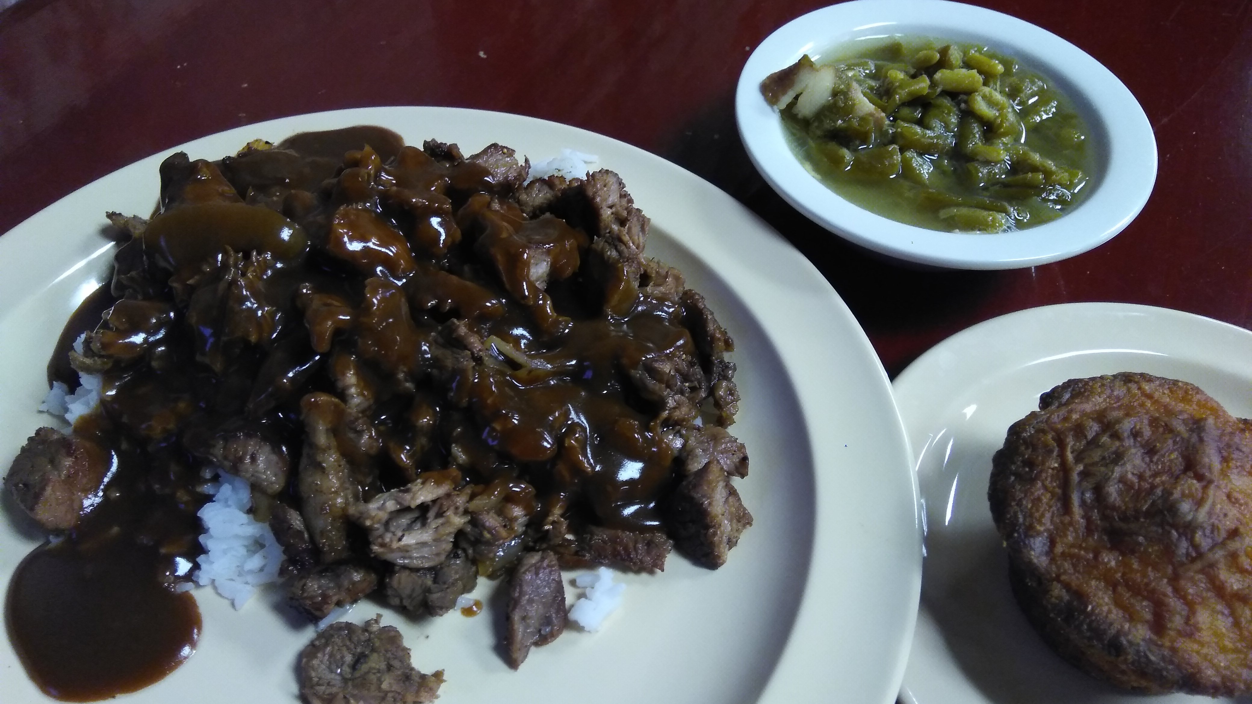 Order Beef Tips, Rice, and Gravy food online from Brewha Pub & Grub store, Mobile on bringmethat.com